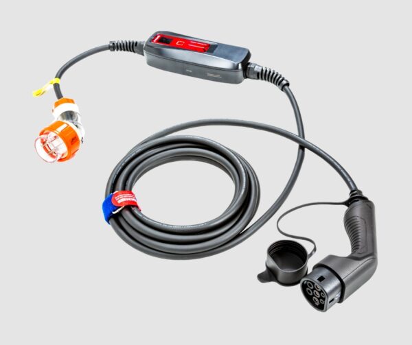 Classic Industrial Type 2 Single Phase Charging Cable, 32 Amp (7m)