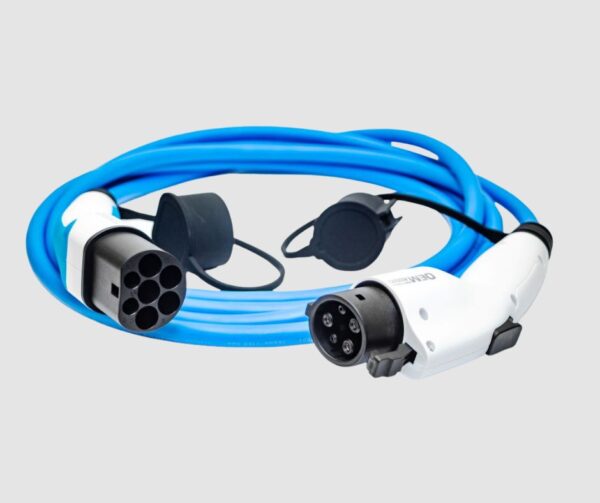 Type 2 To Type 1 Lead, 10m (Blue GS)