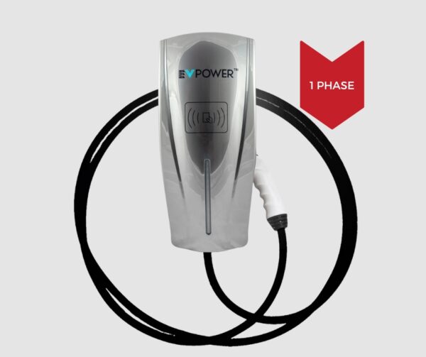 BCP Smart Tethered Type 2 (6m) DLB Wall Charger 32A 1P (Load Bal)