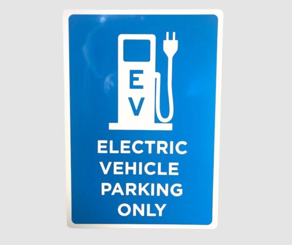 EV Parking only sign