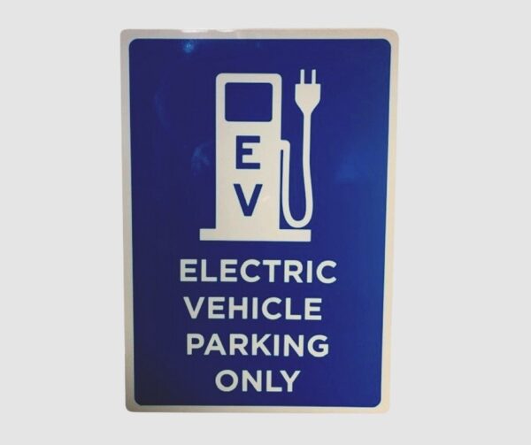 EV Parking only sign