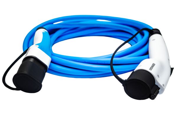 Type 2 To Type 1 Lead, 10m (Blue GS)
