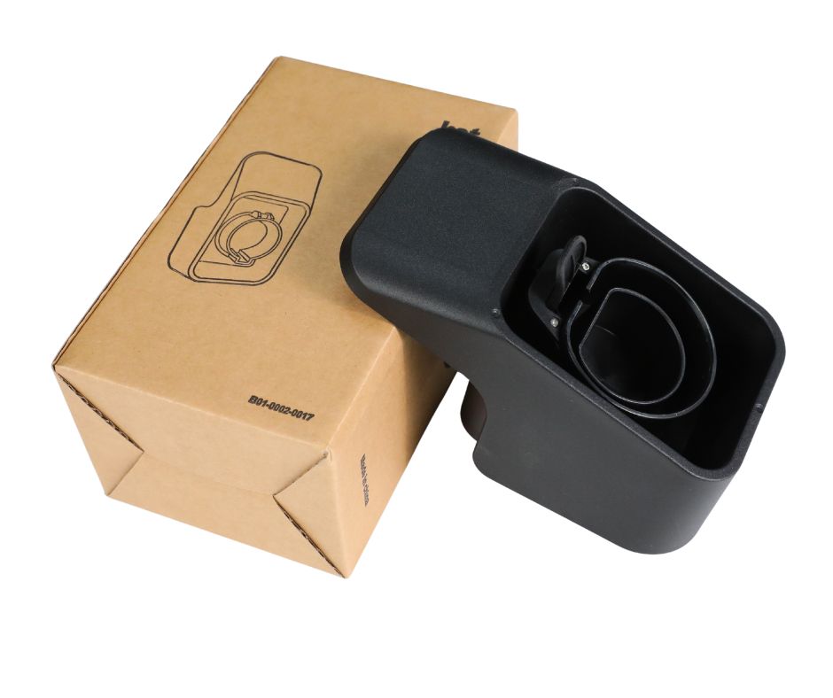 TYPE 2 ev charging cable holder on box