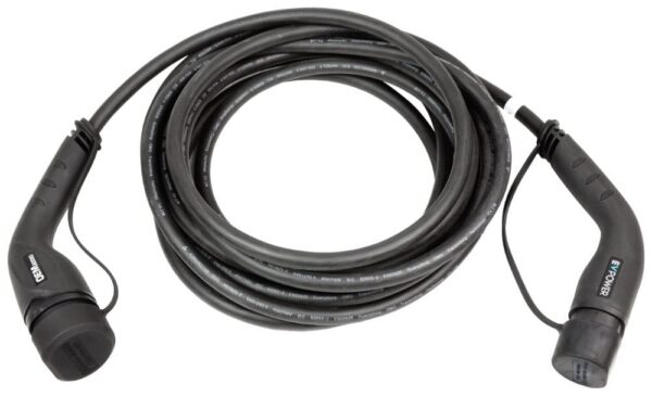 Type 2 To Type 2 Lead, (3P/1P 22kW/32A) 10m (Black GS)