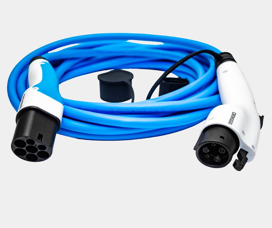 Type 2 to Type 1 Lead, 5m (Black GS) leading