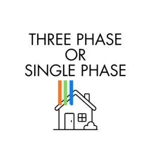 is compatible with either three phase or single phase power supply