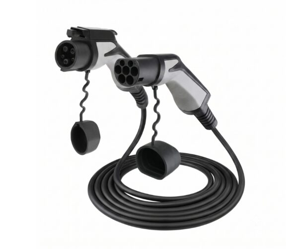 Type 2 to Type 1 Lead, 5m with charging light (storm)