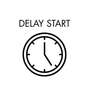 Delayed start timer feature