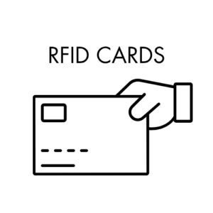 Comes with rfid security cards